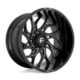 Fuel 1PC D741 Runner Gloss Black Milled 22x10 4X4