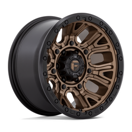 Fuel 1PC D826 Traction Matt Bronze Black Ring 17x9 4X4