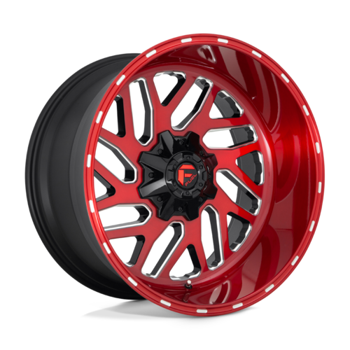 Fuel 1PC D691 Triton Candy Red Milled 20x10 4X4