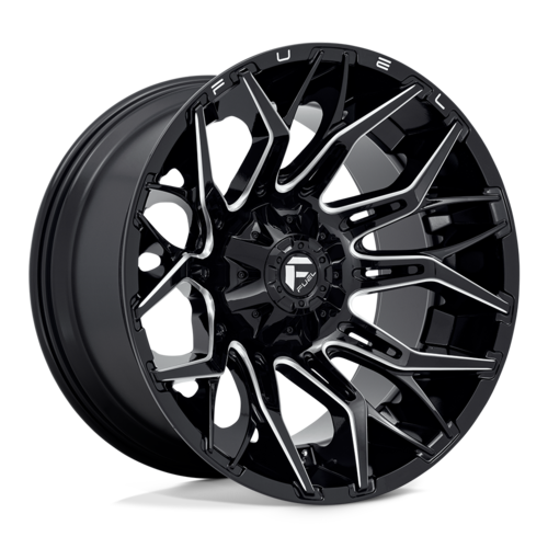Fuel 1PC D769 Twitch Gloss Black Milled 20x9 4X4