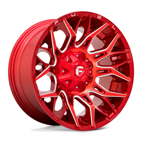 Fuel 1PC D771 Twitch Candy Red Milled 22x10 4X4