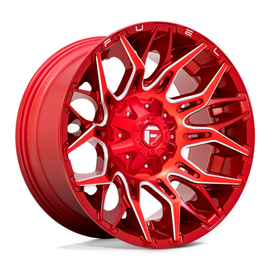 Fuel 1PC D771 Twitch Candy Red Milled 22x10 4X4