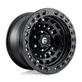 Fuel 1PC D101 Zephyr Matt Black 17x9 4X4