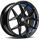 79Wheels SCF-B GLOSS BLACK BLUE BARELL 18*8