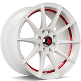 79Wheels SCF-F WHITE RED BARREL 15*7