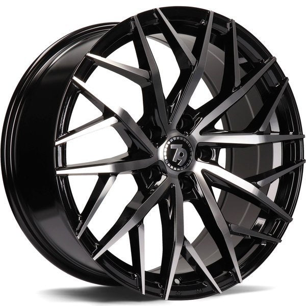 79Wheels SV-C BLACK POLISHED FACE 17*7,5