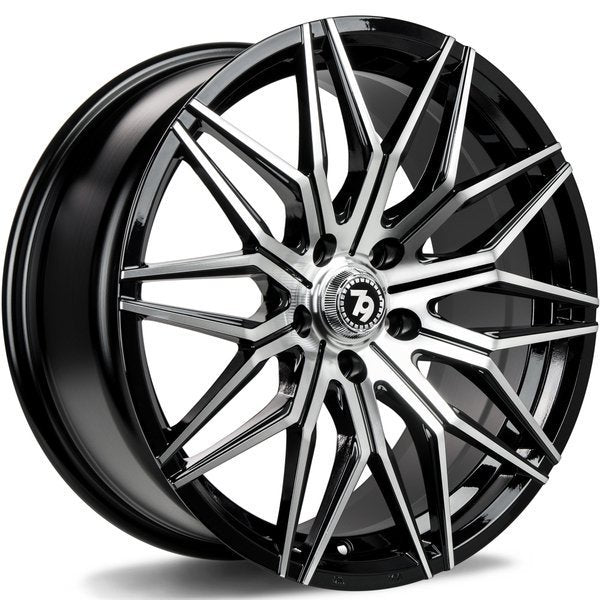 79Wheels SV-O BLACK POLISHED FACE 18*8