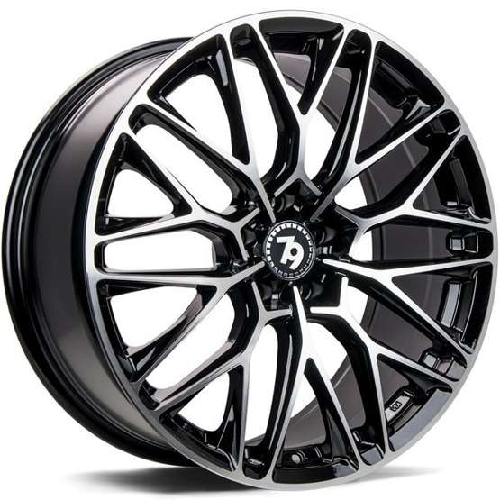 79Wheels SV-P BLACK POLISHED FACE 18*8