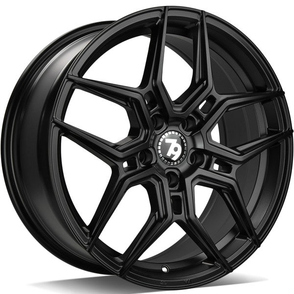 79Wheels SV-B ΜΑΤΤ BLACK 17*7,5