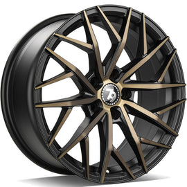 79Wheels SV-C GLOSS BLACK GOLD FACE 18*8