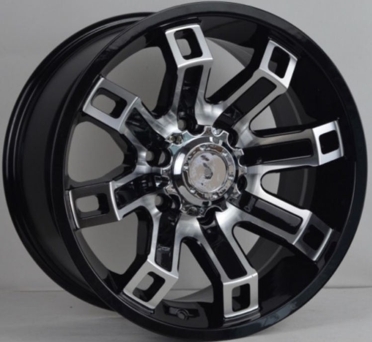 Replica 4x4 816 Black Polish 17*9