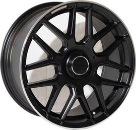 Replica for MERCEDES 1258 Matt Black Polish lip 19*9.5