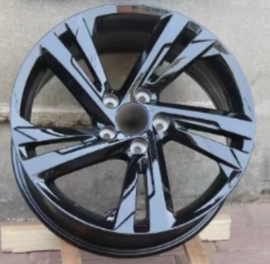 Replica for VW 19982 Black Gloss 19*8.5