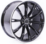 Replica for AUDI A028 Black Polish 19*8.5