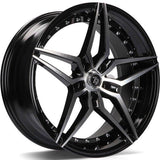79Wheels SV-AR GLOSS BLACK POLISHED FACE 19*9,5