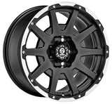 Sparco Wheels Dakar 16*5,5 Matt Black Lip Polished Rivets