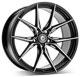 WrathWheels WFX GLOSS BLACK POLISHED FACE 19*8,5