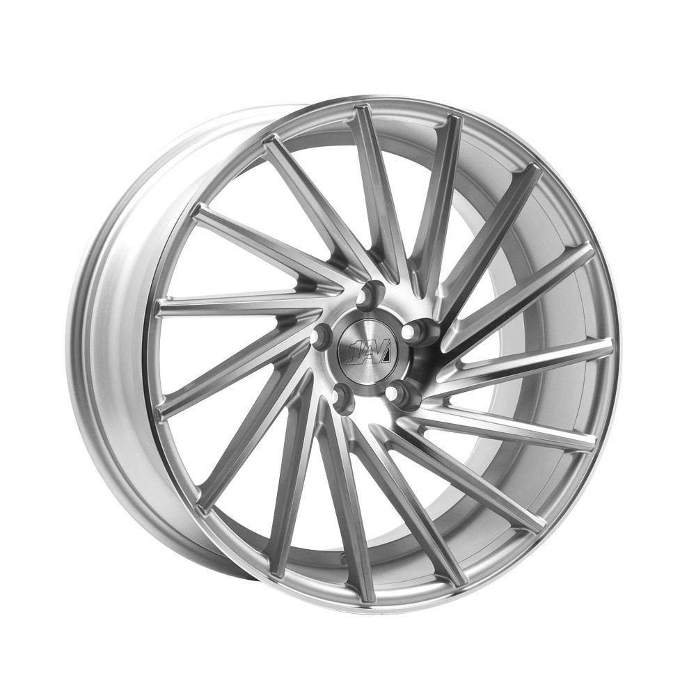 1AV WHEELS ZX1 SILVER &amp; POLISHED 19*8,5 - D-elastikashop