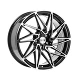 1AV WHEELS ZX10 Black Polish 18*8