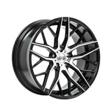 1AV WHEELS ZX11 Black Polish 20*10