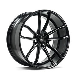 AXE WHEELS EX33 GLOSS BLACK & CHAMFER  22*10.5