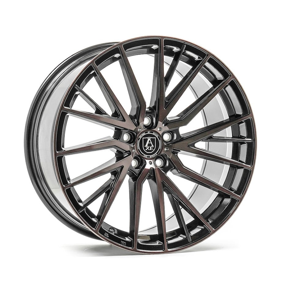 AXE WHEELS EX40 BLACK POLISHED TINTED 20*10