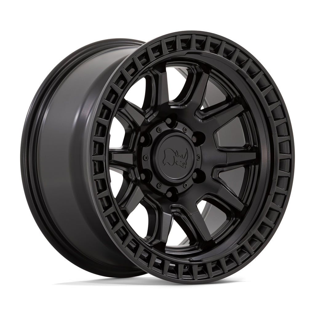 Black Rhino Calico Matte Black 17*8.5  4*4