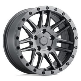 Black Rhino Arches Matte Brushed Gun Metal Black Bolts 15*7  4*4