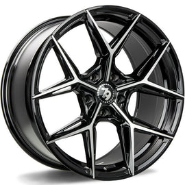79Wheels SCF-B BLACK POLISHED FACE 20*9