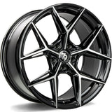 79Wheels SCF-B BLACK POLISHED FACE 20*9