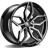 79Wheels SCF-D BLACK POLISHED FACE 20*9