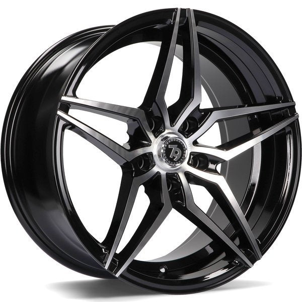 79Wheels SV-A GLOSS BLACK POLISHED FACE 18*8