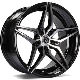 79Wheels SV-A GLOSS BLACK POLISHED FACE 18*8
