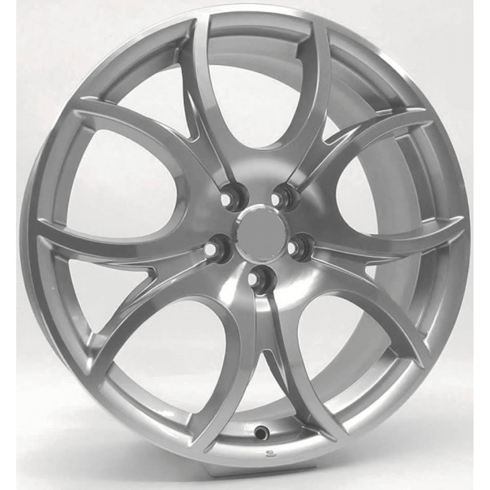 Replica for Alfa Romeo 395 Silver Machined 17*7 - D-elastikashop.gr