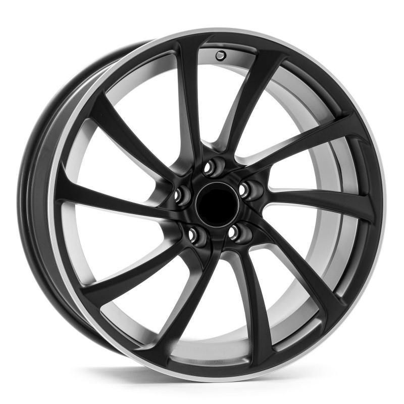 Replica for AUDI 1135 ABT Style Gloss Black with Diamond Lip 19*8.5 - D-elastikashop