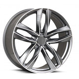 Replica for AUDI 1196 Anthracite Polish 19*8.5