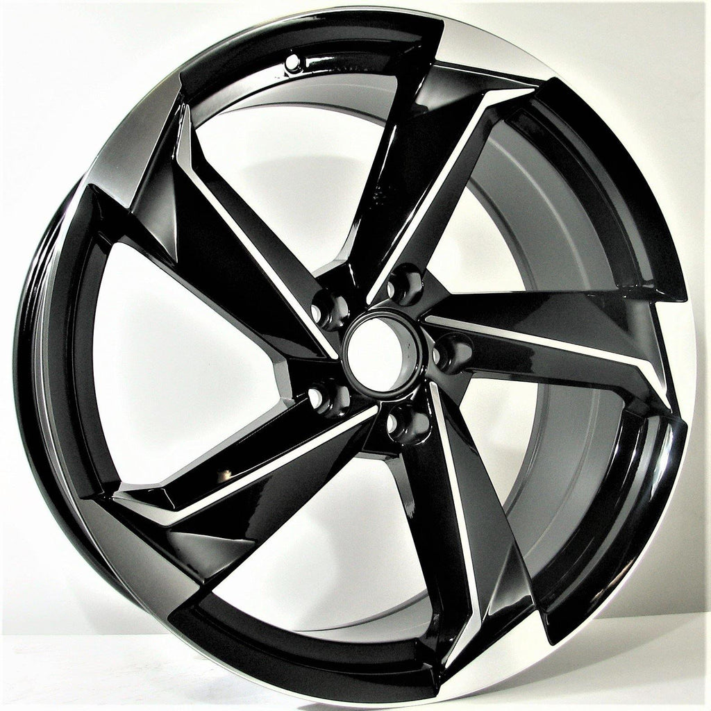 Replica for AUDI 5185 Black Polish 19*8.5 - D-elastikashop