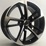 Replica for AUDI 5295 Black Polish 18*8