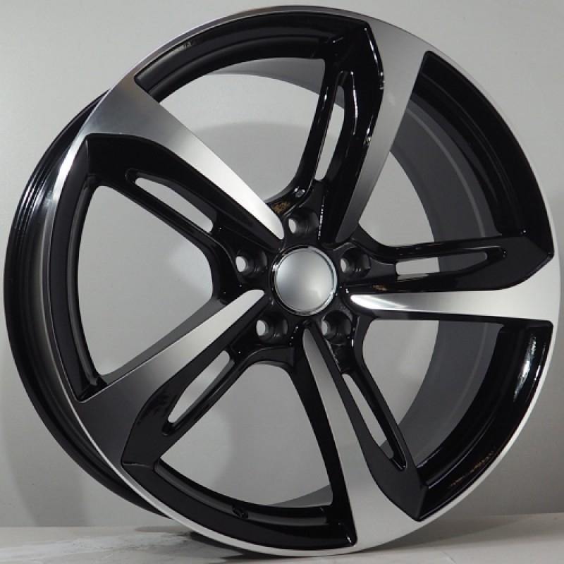 AUDI 5453 Black Polish 20*8.5 - D-elastikashop