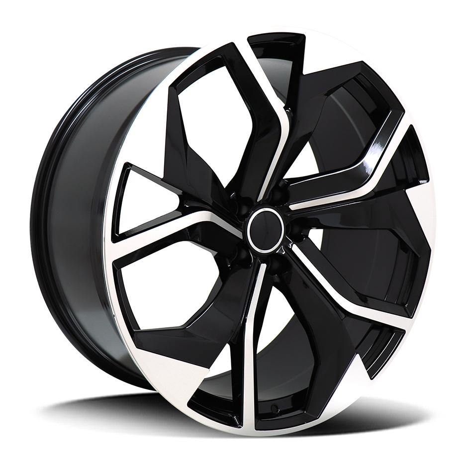 Replica for AUDI 5673 Black Polish 21*9.5 - D-elastikashop