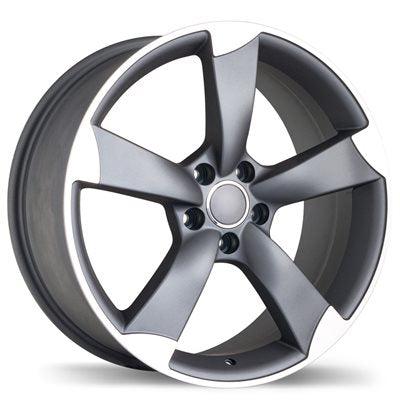 Replica for AUDI 661 Anthracite Polish 19*8.5 - D-elastikashop.gr