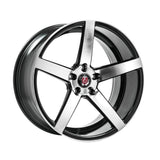 AXE WHEELS EX18 BLACK & POLISHED 17*7,5