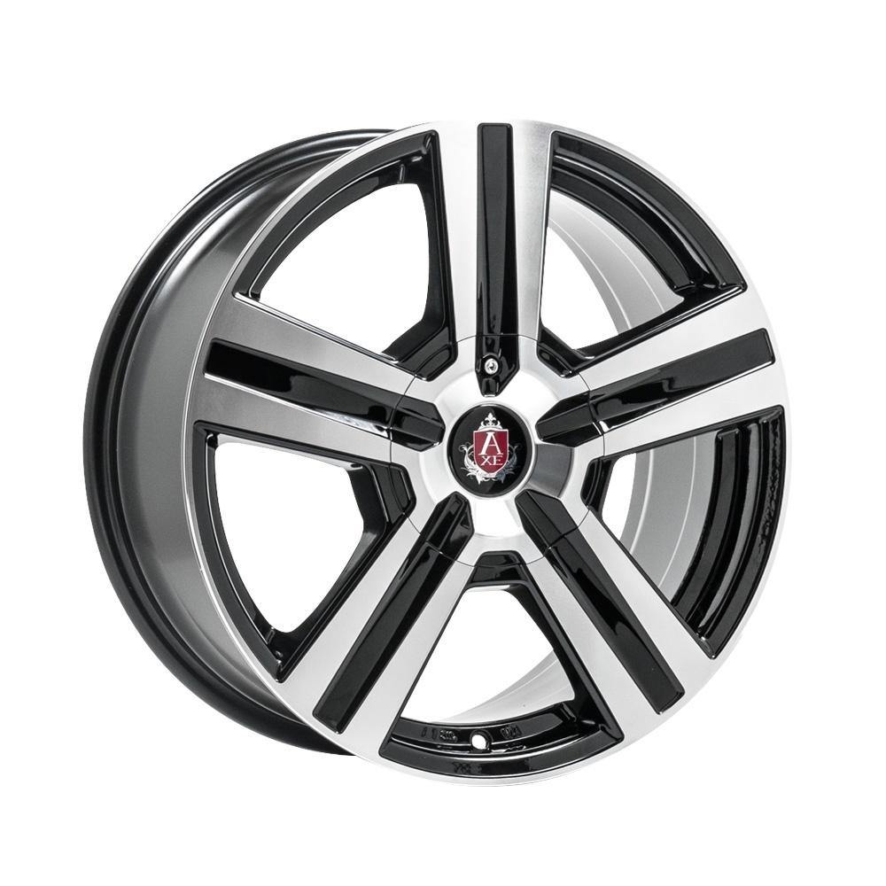 AXE WHEELS EX6 BLACK &amp; POLISHED 18*8 - D-elastikashop