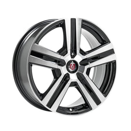 AXE WHEELS EX6 BLACK & POLISHED 18*8 - D-elastikashop