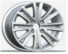 Replica for CITROEN PEUGEOT 1055 Silver 15*6.5 - D-elastikashop