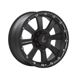 LENSO INTIMIDATOR 8 MATT BLACK & CHAMFER 20*9,5 - D-elastikashop