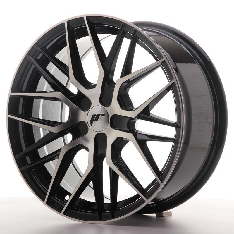 Japan Racing Wheels JR28 Blank Gloss Black Machined Face 17*8 - D-elastikashop
