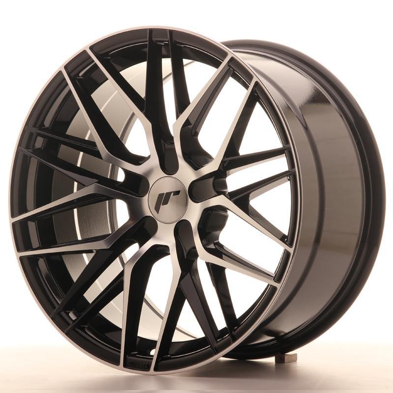 Japan Racing Wheels JR28 Blank Gloss Black Machined Face 18*9.5 - D-elastikashop
