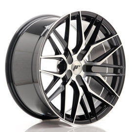 Japan Racing Wheels JR28 Blank Gloss Black Machined Face 20*10 - D-elastikashop