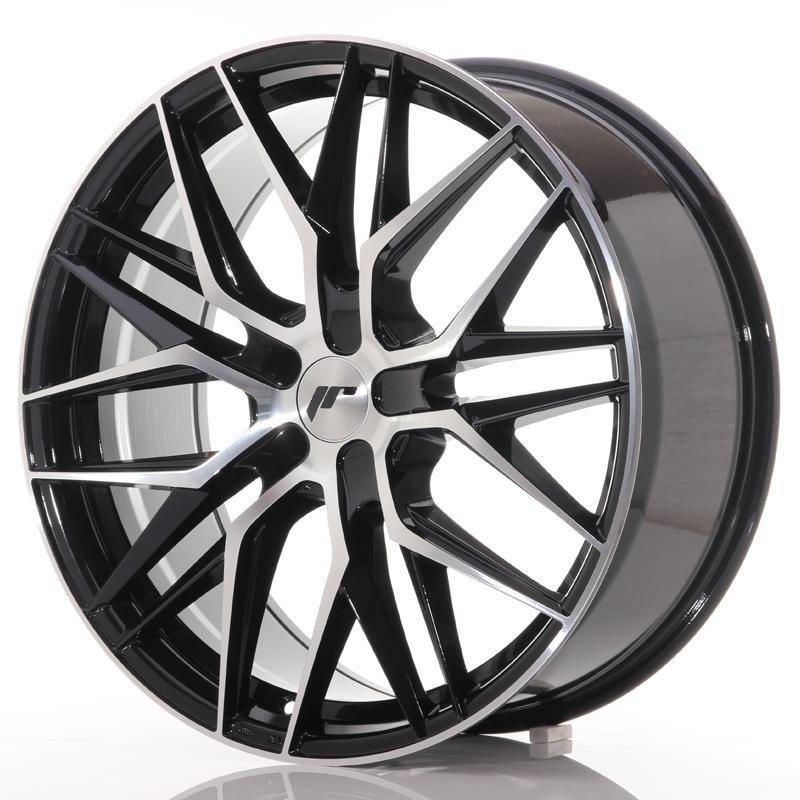 Japan Racing Wheels JR28 Blank Gloss Black Machined Face 21*9 - D-elastikashop